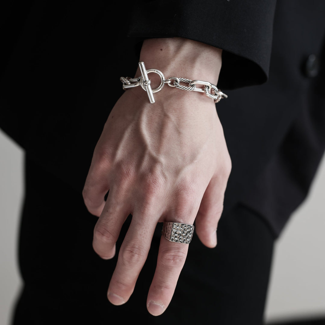 S925 Safety Pin Bracelet【B&C】