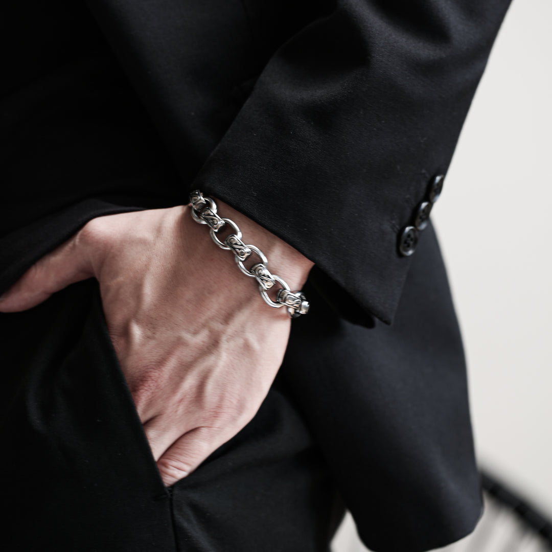 316L R?tro Chain Bracelet 【B&C】