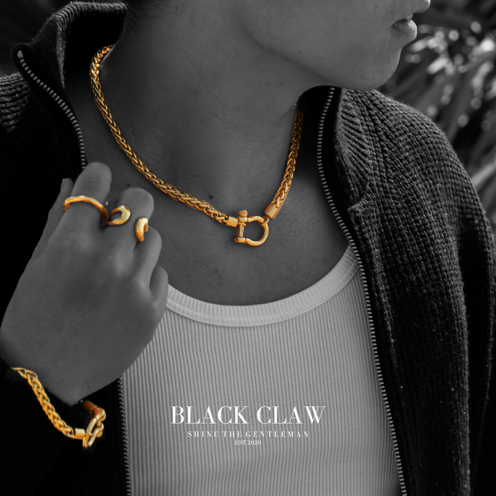 316L Horseshoe Chain Necklace【GOLD】