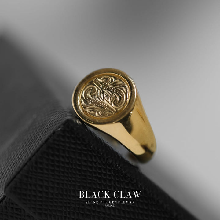Hawaiian Signet Coin Ring 【GOLD】