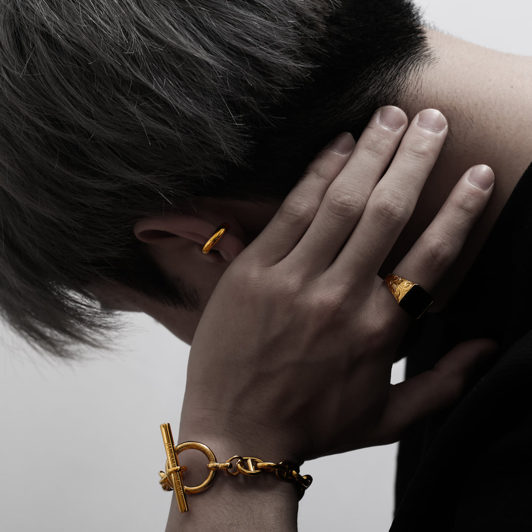 316L Ear Cuff  GOLD