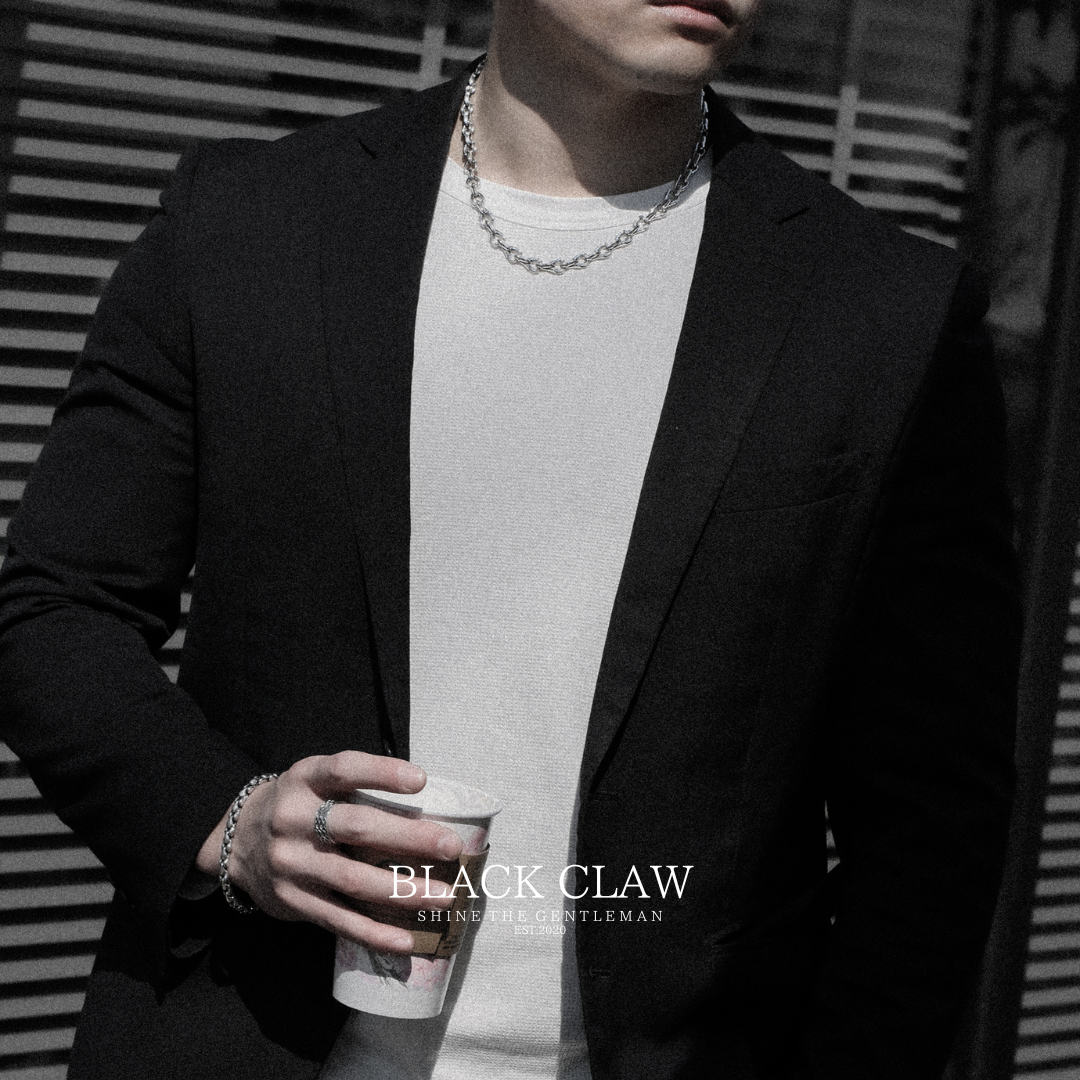 s925 BLACK CLAW Necklace