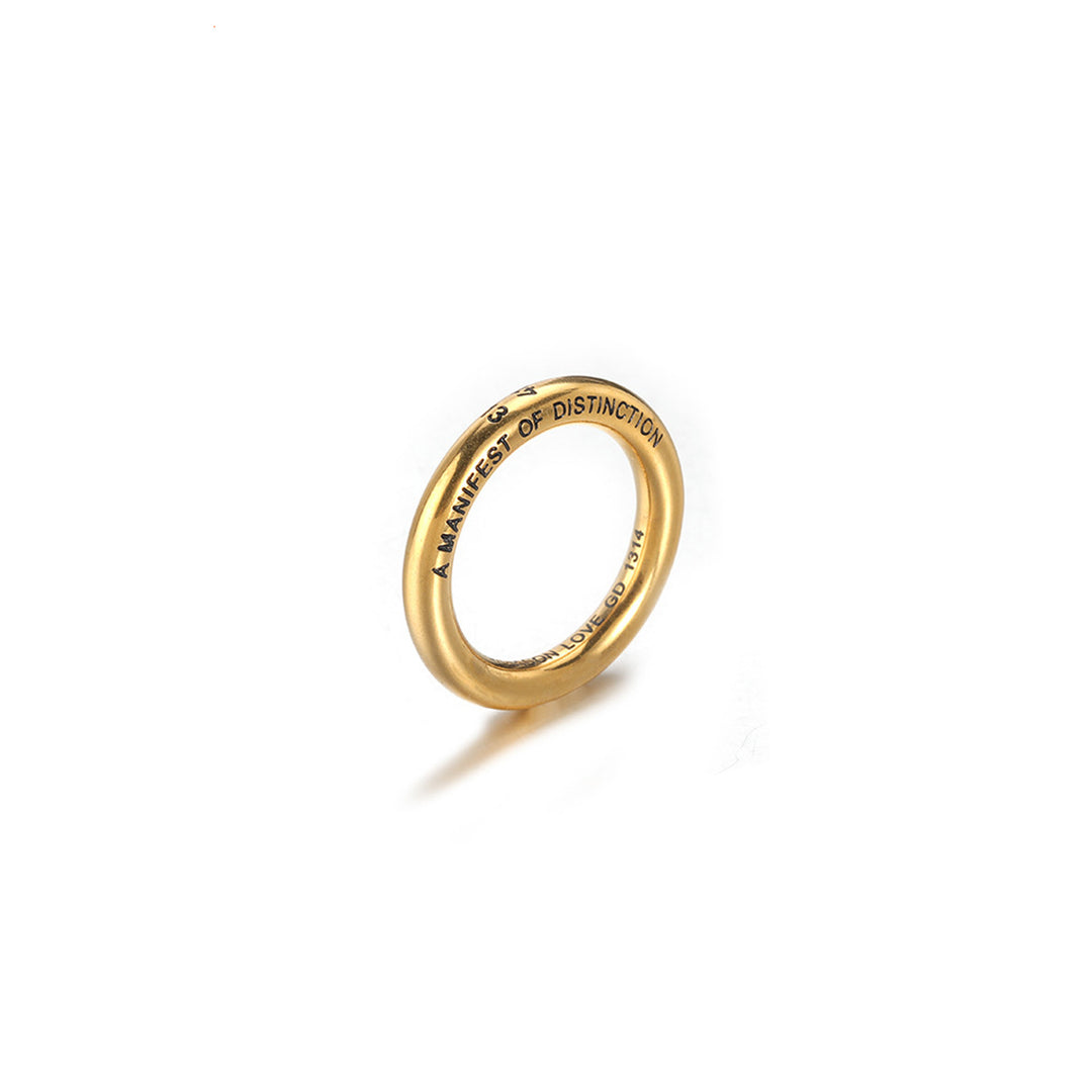 316l vintage ring  [gold]