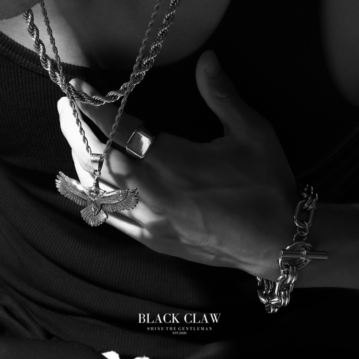 316L Hawks Necklace SILVER