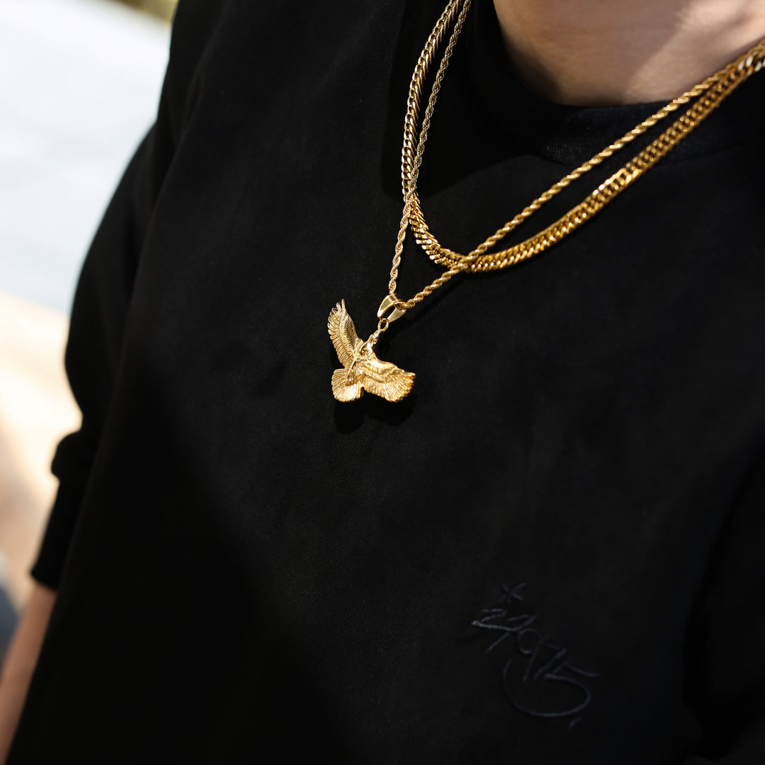 316L Hawks Necklace GOLD