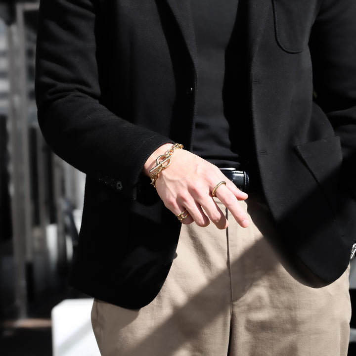 316l vintage ring  [gold]