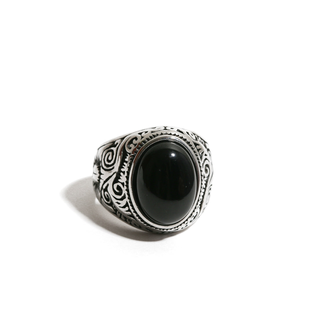 316L Turquoise Onyx Ring
