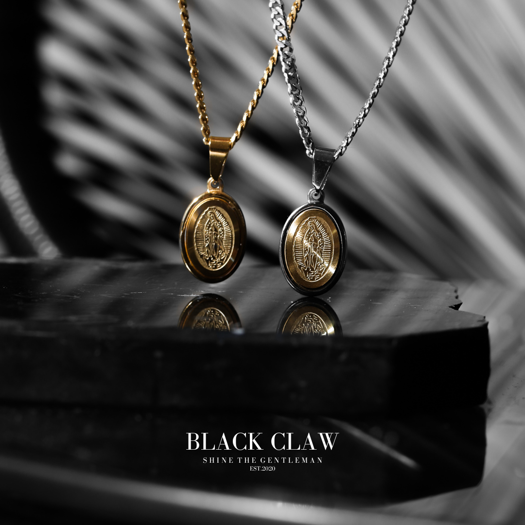 316L Maria Coin Necklace【Bicolor SILVER】
