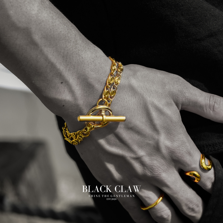 【B&C】Choker＆Bracelet【GOLD】