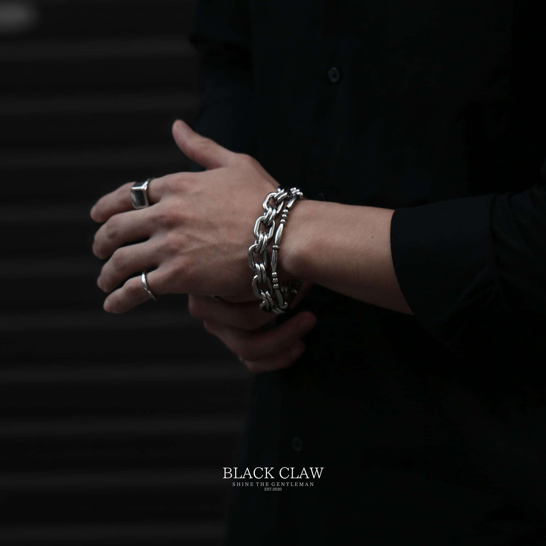 316L Chain Bracelet 【BLACK CLAW】