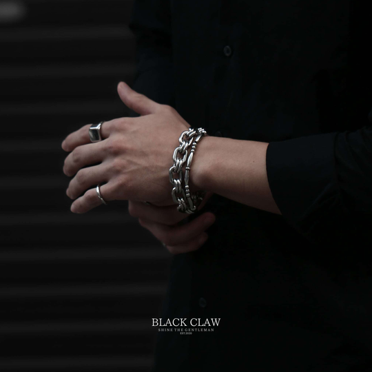 316L Chain Bracelet 【BLACK CLAW】