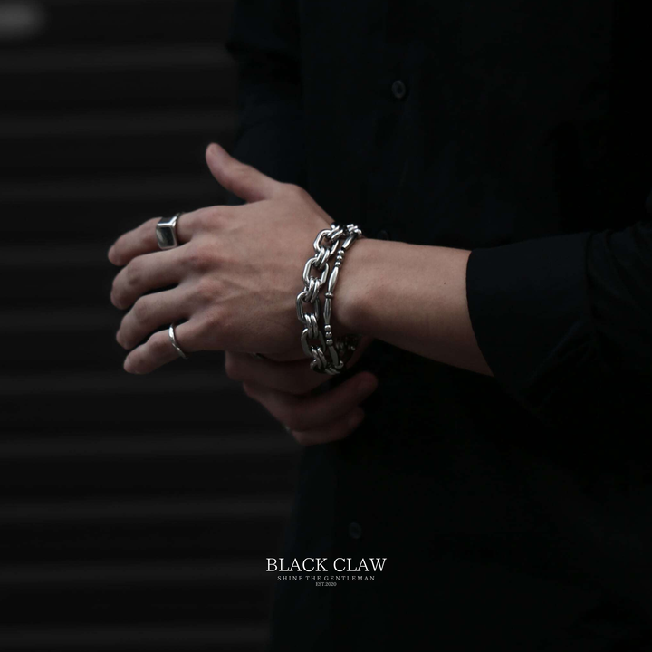 316L Chain Bracelet 【BLACK CLAW】