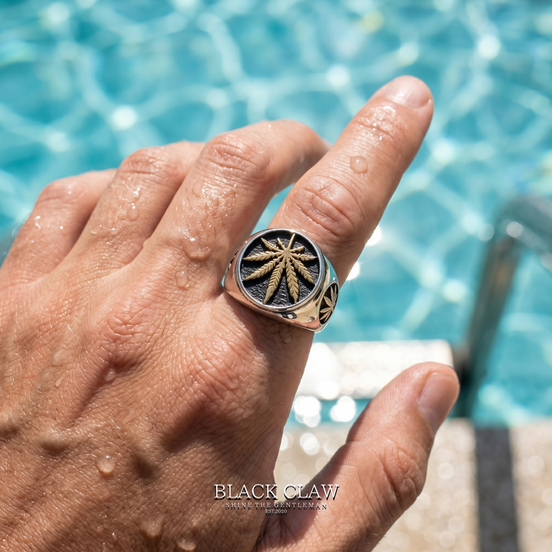 Shinto paper offerings Ring【Bicolor or Gold】