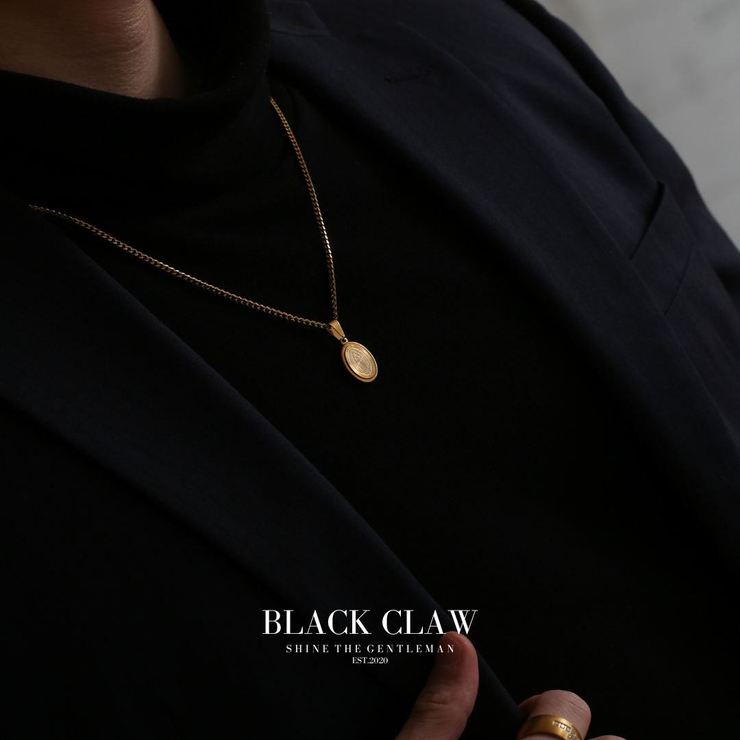 316L Maria Coin Necklace【GOLD】