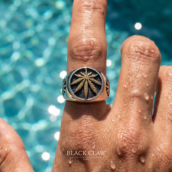 Shinto paper offerings Ring【Bicolor or Gold】