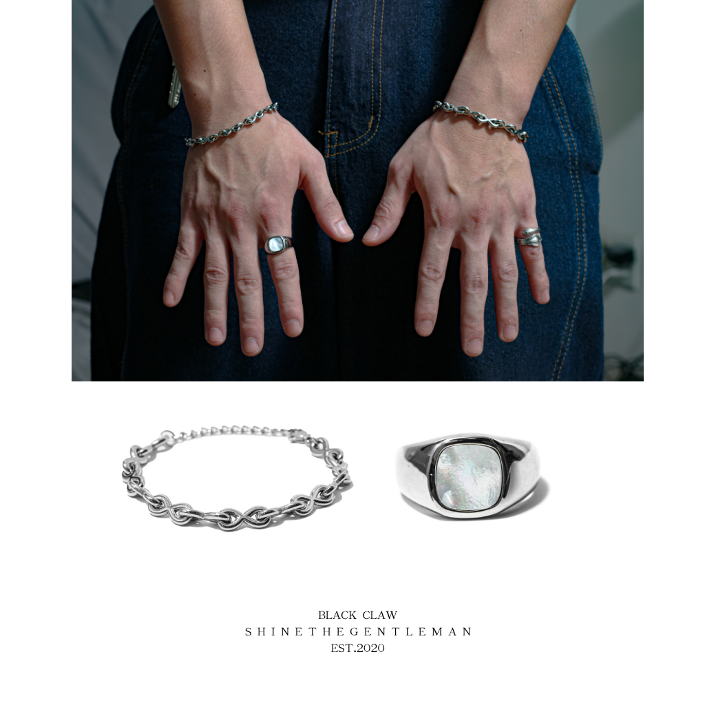 LUX SIGNET RING - MOTHER OF PEARL