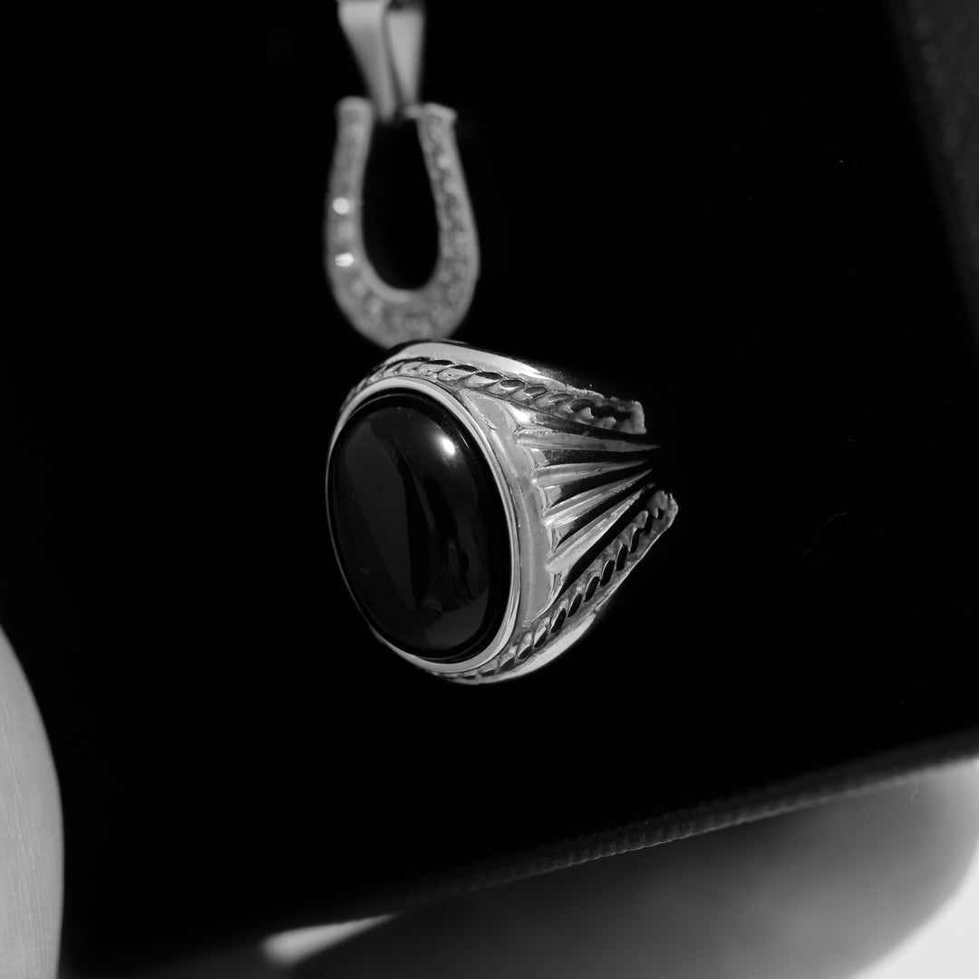 Turquoise Onyx Ring【SILVER】