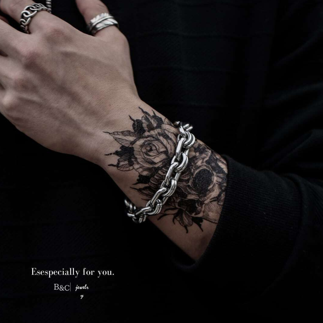316L Chain Bracelet 【BLACK CLAW】