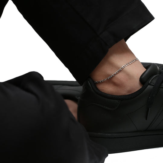 316L Figaro Anklet SILVER