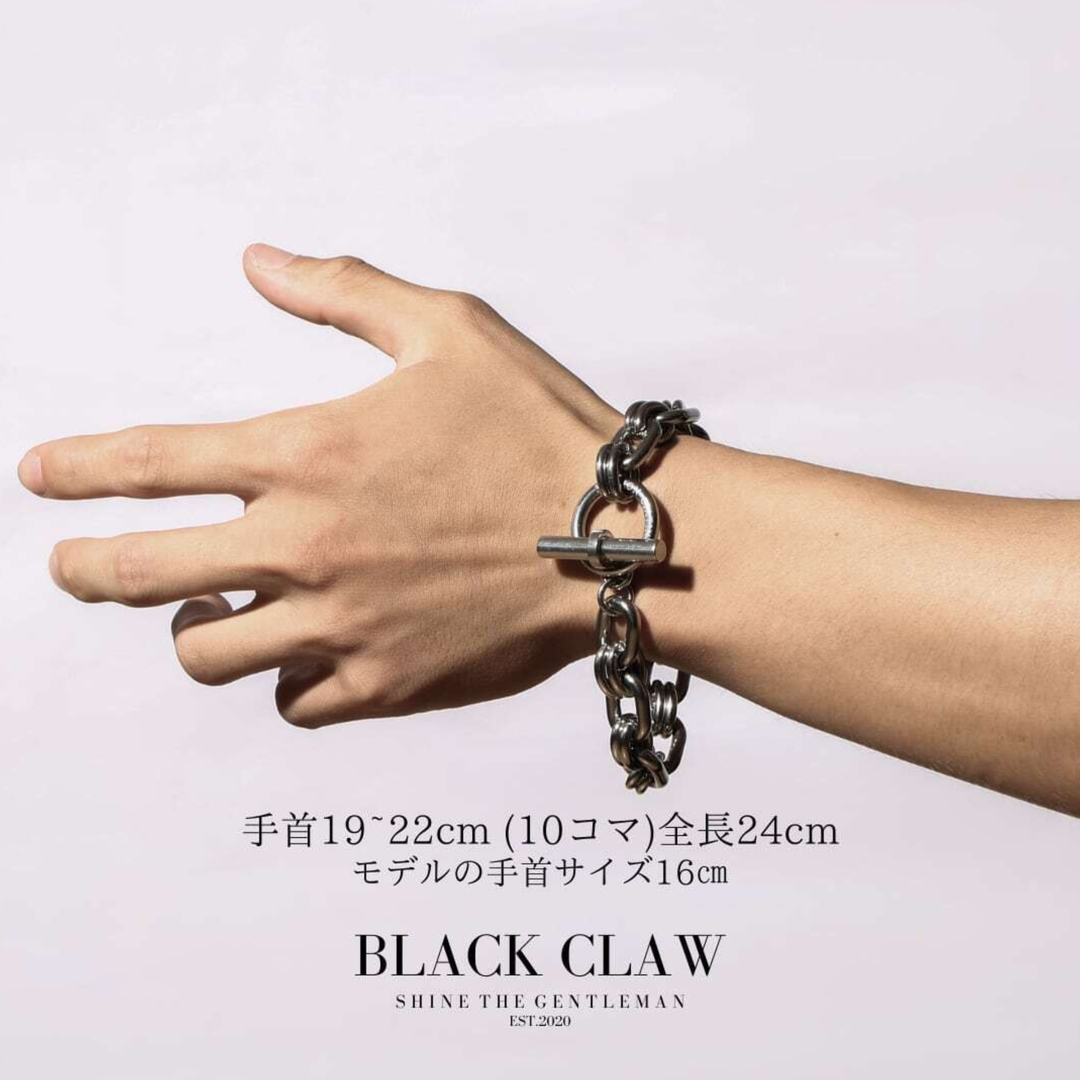 316L Chain Bracelet 【BLACK CLAW】