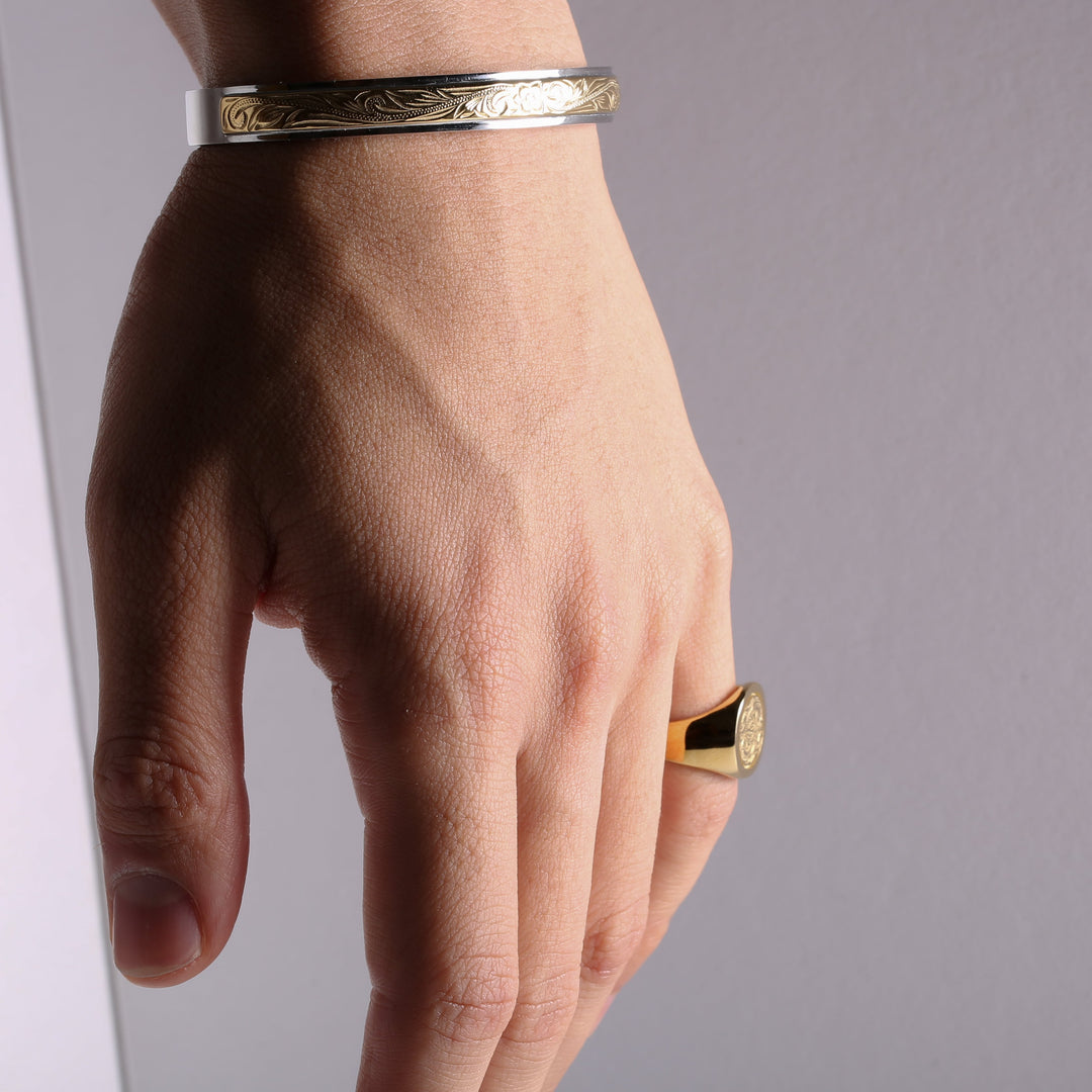 Hawaiian Signet Coin Ring 【GOLD】