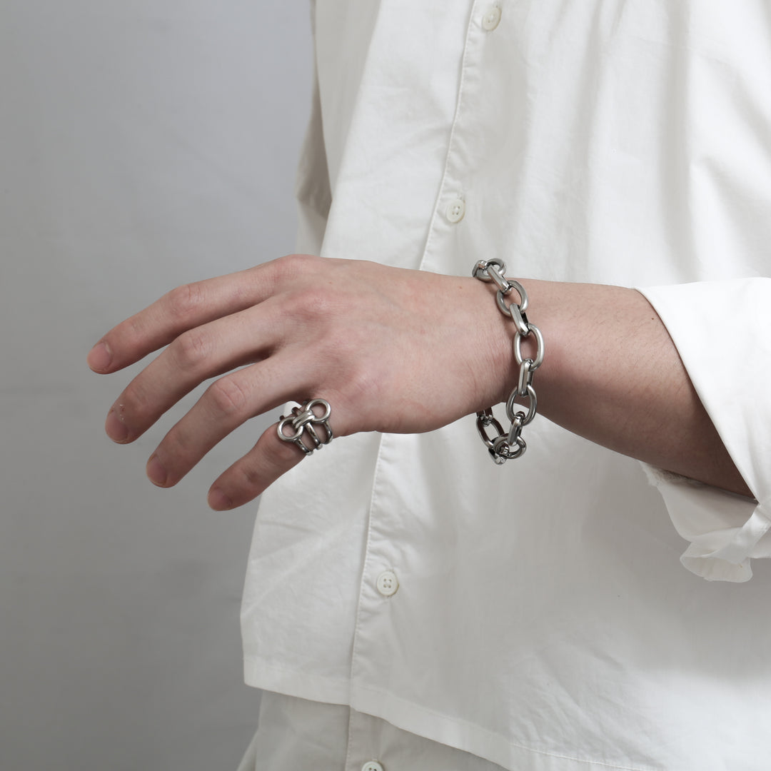 316L Double Ω Type Ring