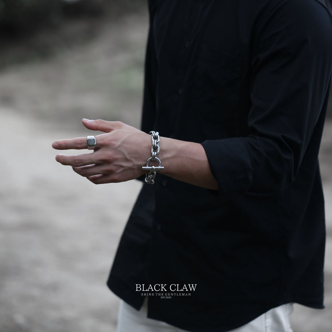 316L Chain Bracelet 【BLACK CLAW】