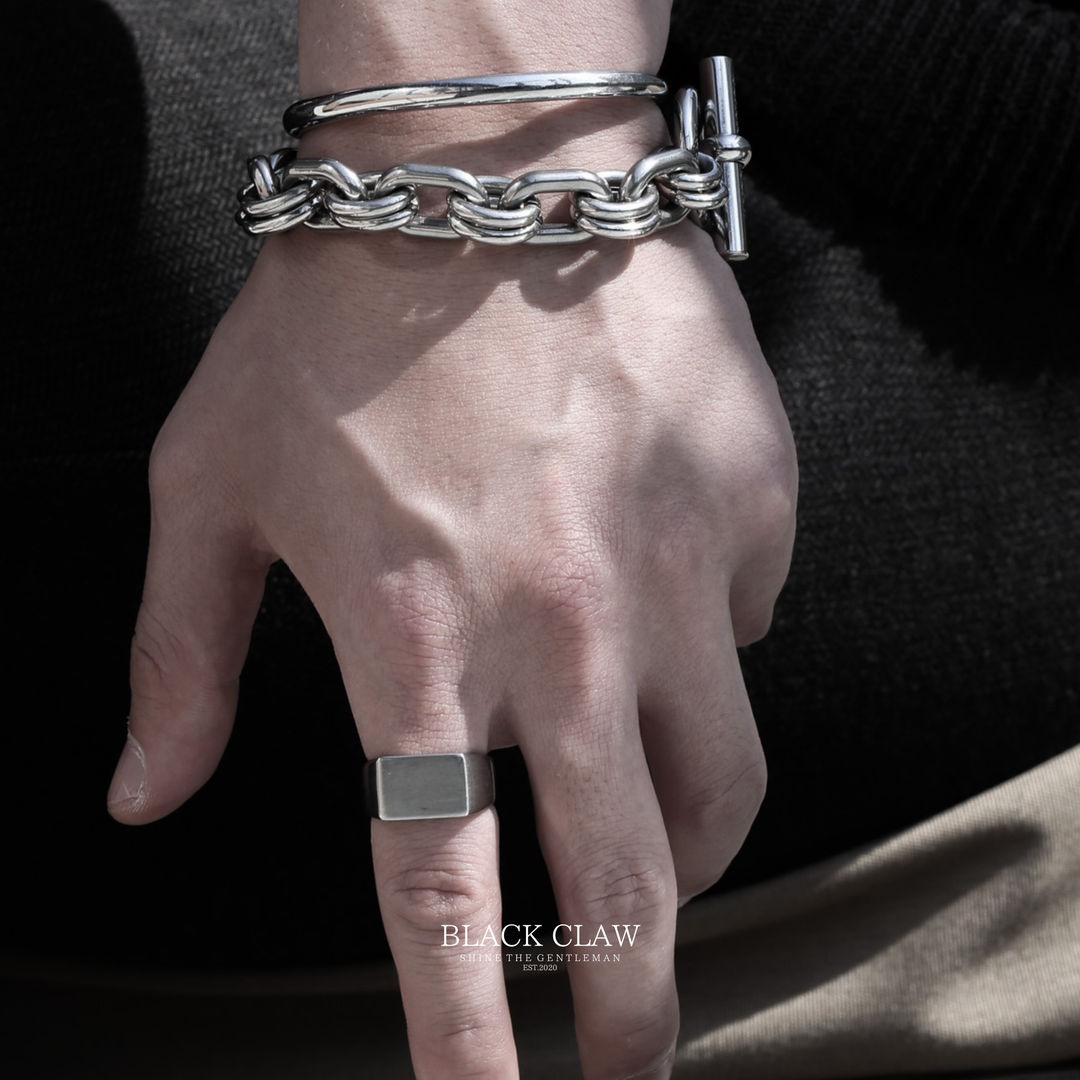 316L Chain Bracelet 【BLACK CLAW】