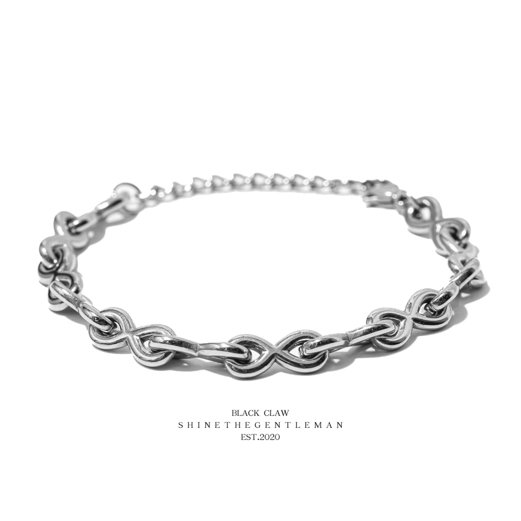ま*る様 Fossil ブレスレット まとめ売り tk JUNRED リング付 インフィニティリンクブレスレット | メンズ チェーンブレス | BLACK CLAW