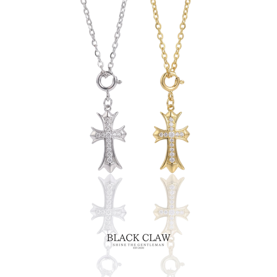 S925 Zirconia Cross necklace