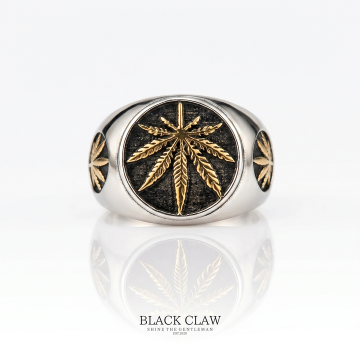 Shinto paper offerings Ring【Bicolor or Gold】