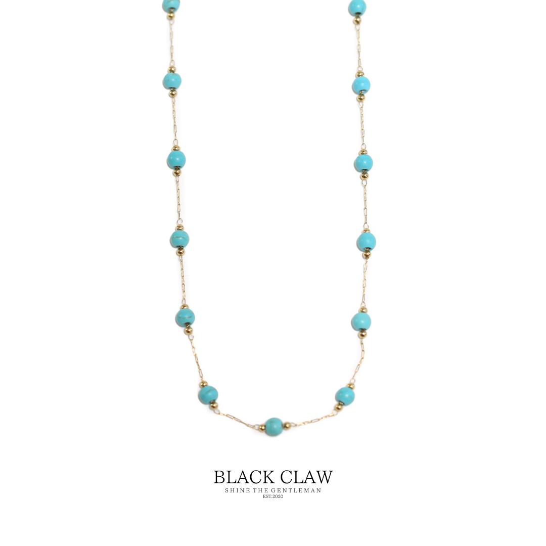 Turquoise Accent Necklace　【Turquoise Blue】