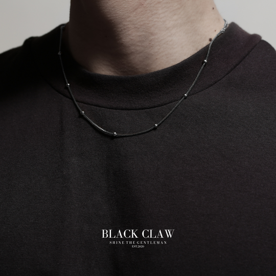 316L Cube Chain necklace-【SILVER】