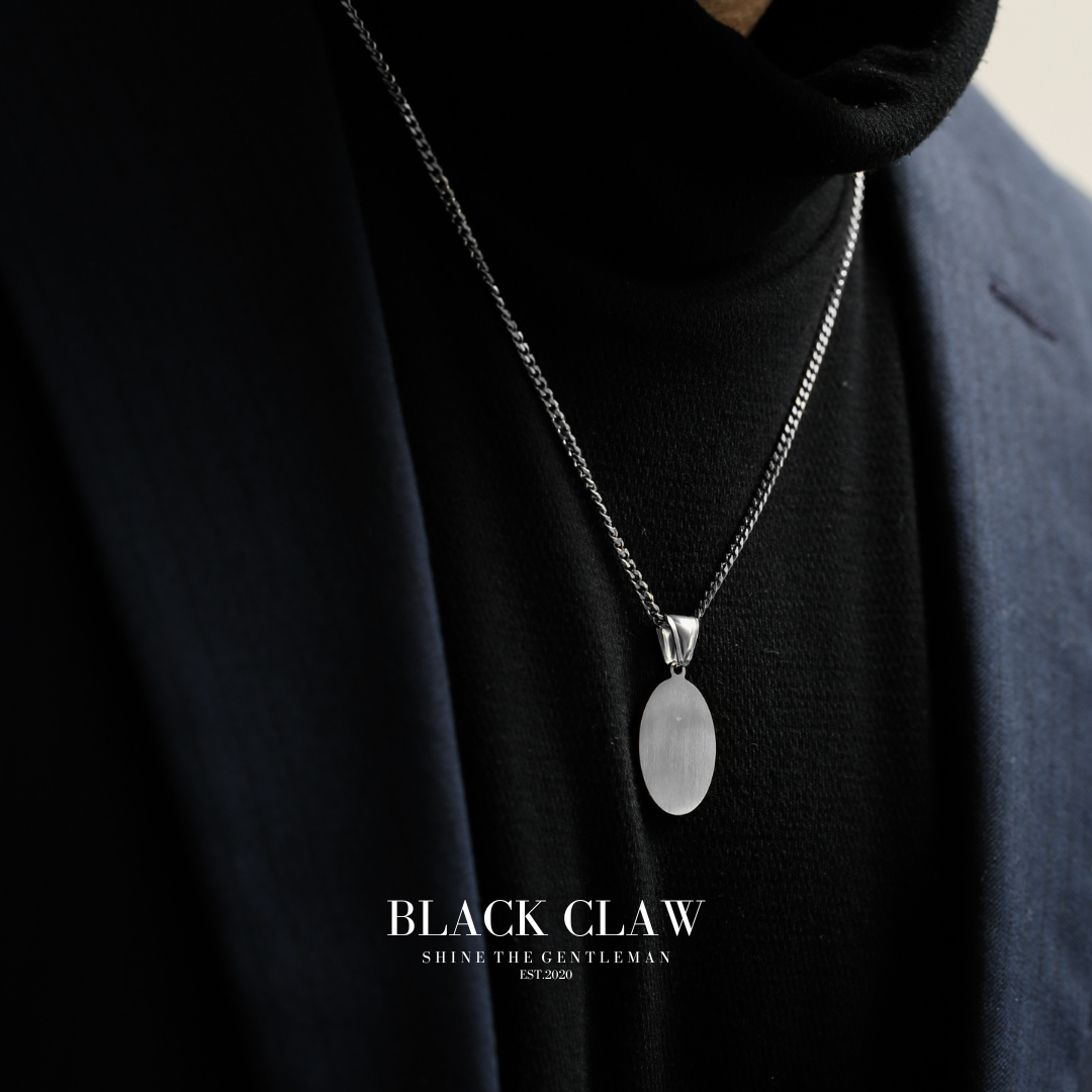 316L Maria Coin Necklace【Bicolor SILVER】