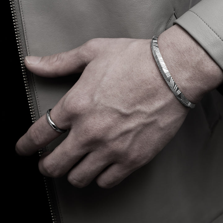 316L Wave Ring SILVER