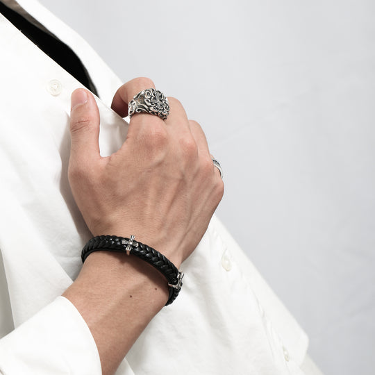 S925 Cross Ring