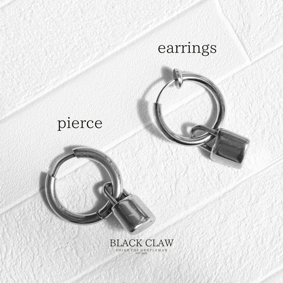 Padlock Pierce OR Earrings