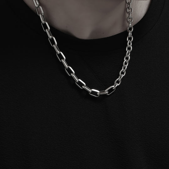 2Types of Chains Necklace B&C
