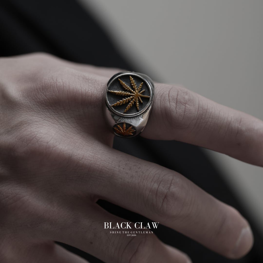 Shinto paper offerings Ring【Bicolor or Gold】