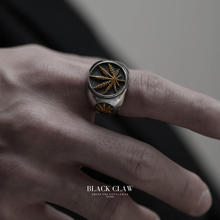 Shinto paper offerings Ring【Bicolor or Gold】