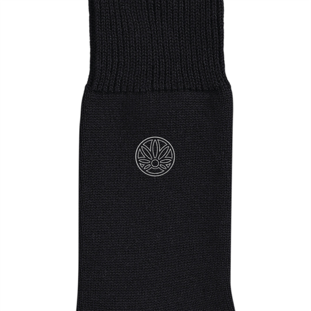 【B＆C】カラークルーソックス black image