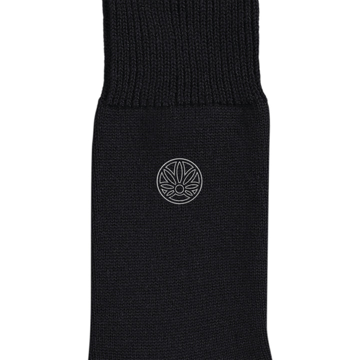 【B＆C】カラークルーソックス black image