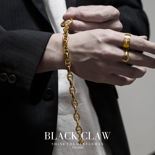 316L Zirconia Cross Ring【GOLD】