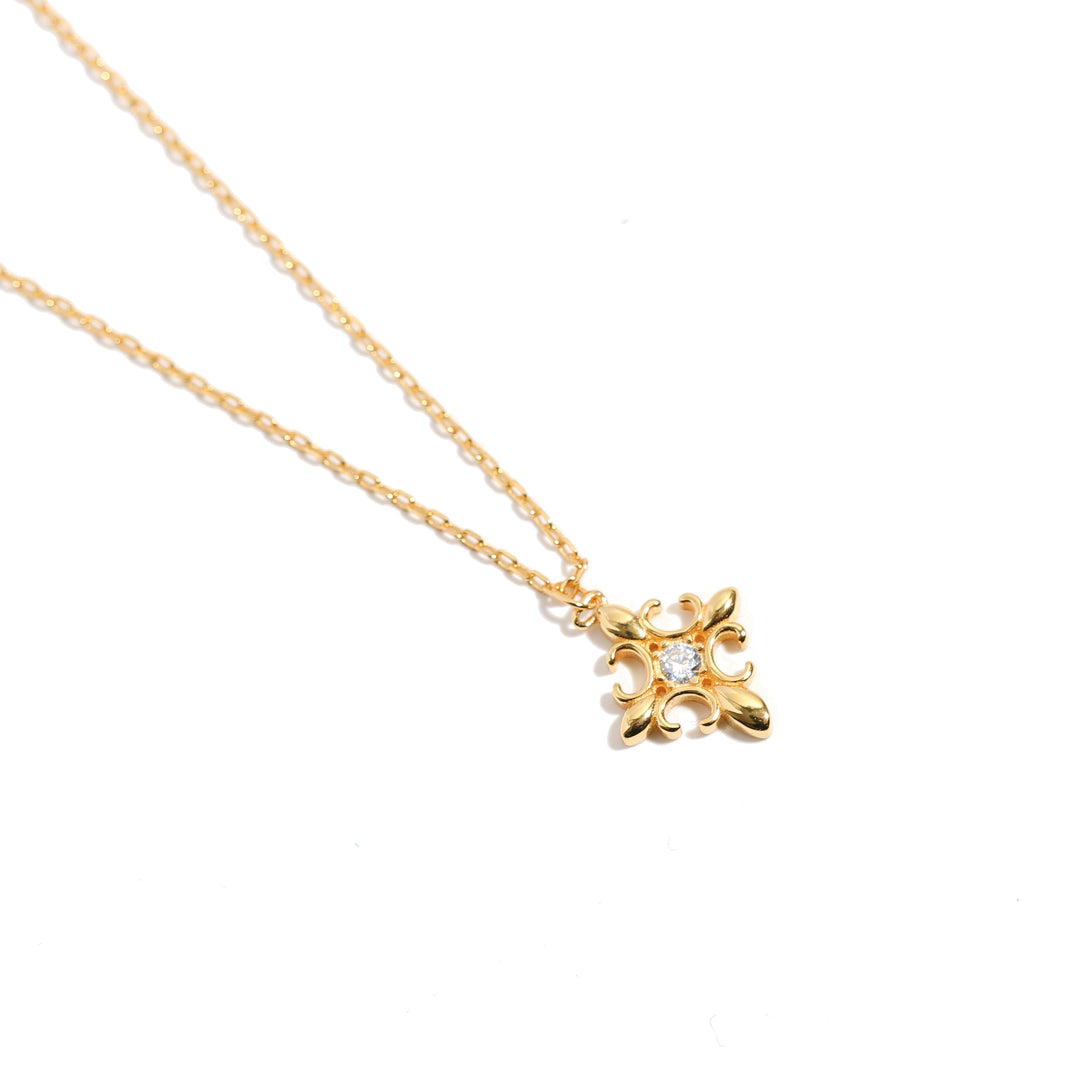 S925  diamond necklace SILVER
