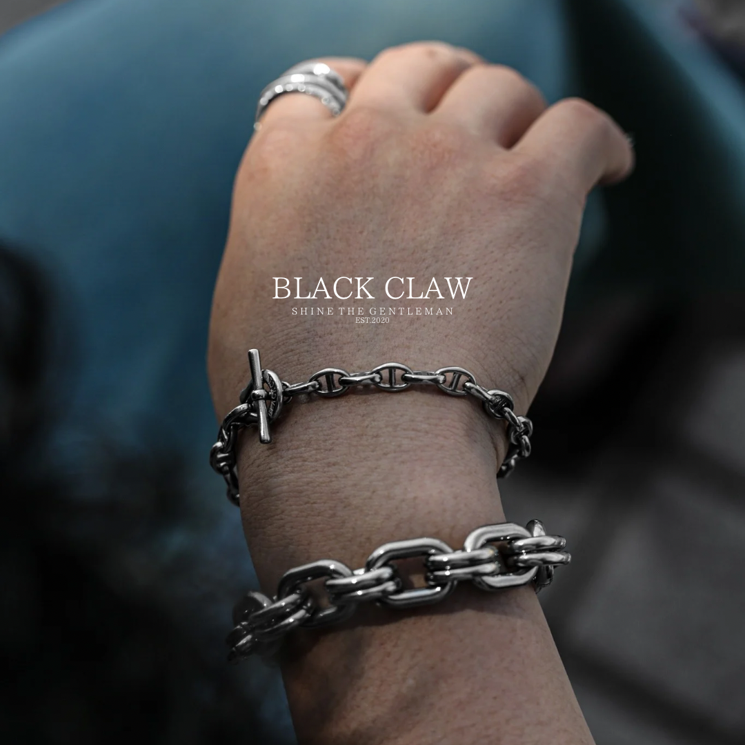 316L Chain Bracelet 【BLACK CLAW】