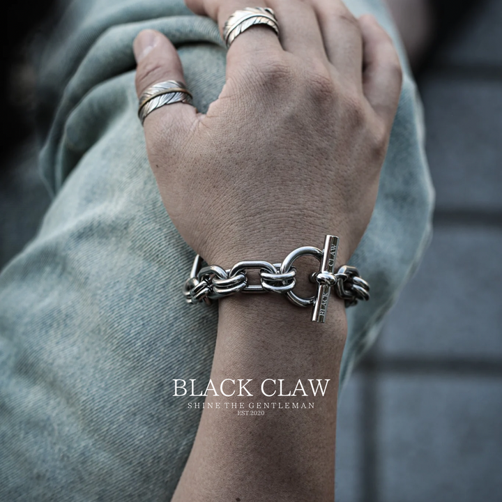 316L Chain Bracelet 【BLACK CLAW】