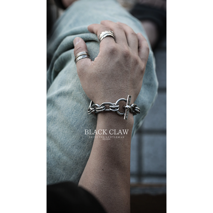 316L Chain Bracelet 【BLACK CLAW】