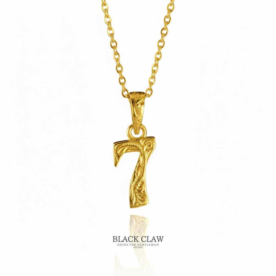 316L Hawaiian Number Necklace