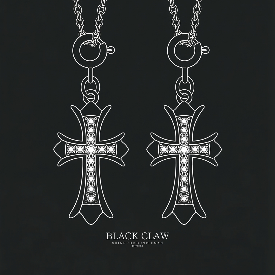 S925 Zirconia Cross necklace