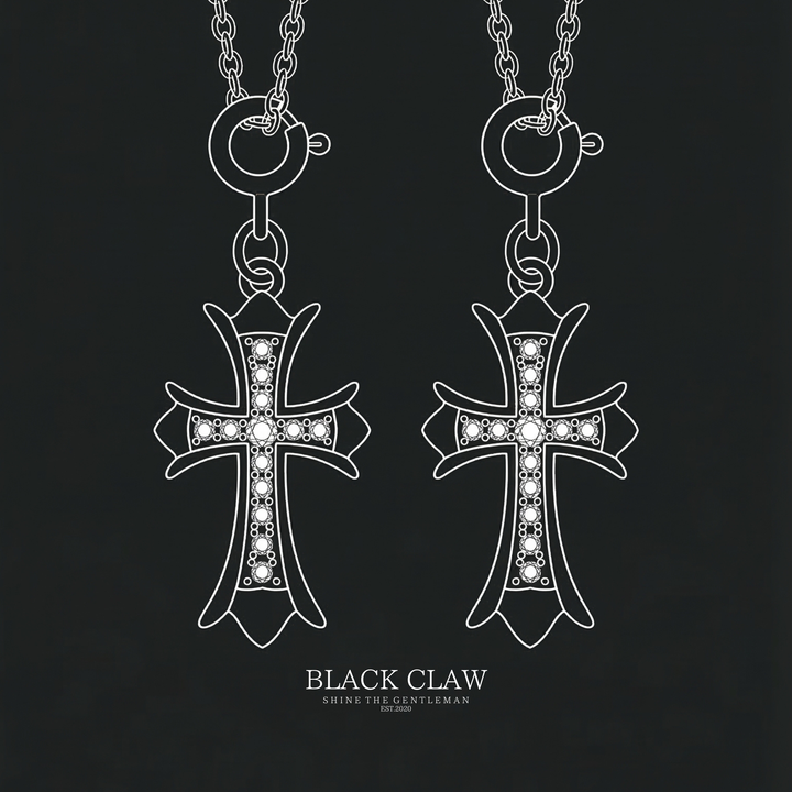 S925 Zirconia Cross necklace